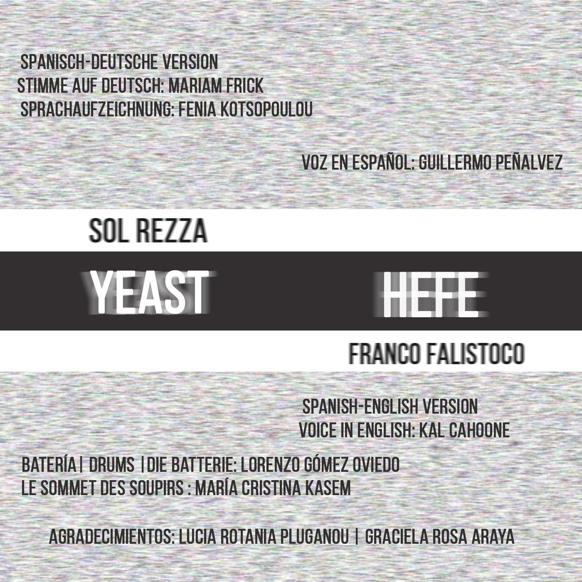 ruidoymensaje's tweet photo. #FestivalTsonami2020 #RadioTsonami
☛ #Viernes 18║21h
Presentamos: 
♫ HEFE/YEAST | Sol Rezza+Franco Falistoco

@solrezza @ruidoymensaje @FestivalTsonami

🔵 https://t.co/4MB3ti1ihU
🟡 +NFO: https://t.co/z7bjogCom6

#SolRezza #collaborativeart #elruidoeselmensaje #experimental https://t.co/MWolSUJoWI
