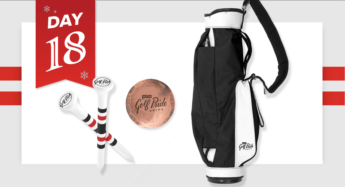 golfpridegrips's tweet photo. 🎄 18 Days of Golf Pride – Day 1️⃣8️⃣ Prize: @jones_sports_co carry bag + C3 ball marker + Western Birch tees! 🎁

RT + Follow Us for a chance to win one of these grand prize packages – and thanks for another great year of #18Days giveaways! 👏 https://t.co/zKuSIkbzTC