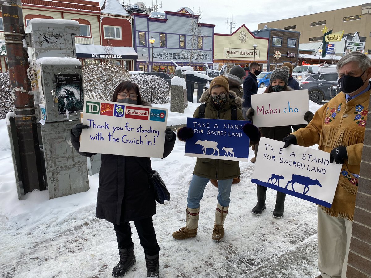 Yesterday in Whitehorse, we were honoured to receive a visit from <a href="/ACaribouPeople/">Vuntut Gwitchin Government Caribou Coordination</a> leaders regarding a TD policy that will help protect the Arctic Circle. Learn more about TD's Climate Action Plan: newsroom.td.com/featured-news/… <a href="/TD_Canada/">TD (Canada)</a> @TDNews_Canada.