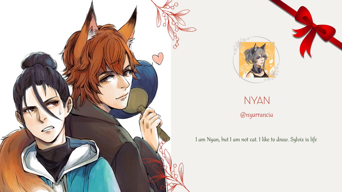 SylvixCalendar's tweet photo. Missed yesterday's entry? Find the wonderful Nyan  
@nyarrancia and the amazing Fafa @kornetable on our Carrd for a gorgeous collab, featuring married sylvix and romantic strolls on a snowy night ❄️

https://t.co/fr2T8zWYfx https://t.co/RHPjkyfgMq