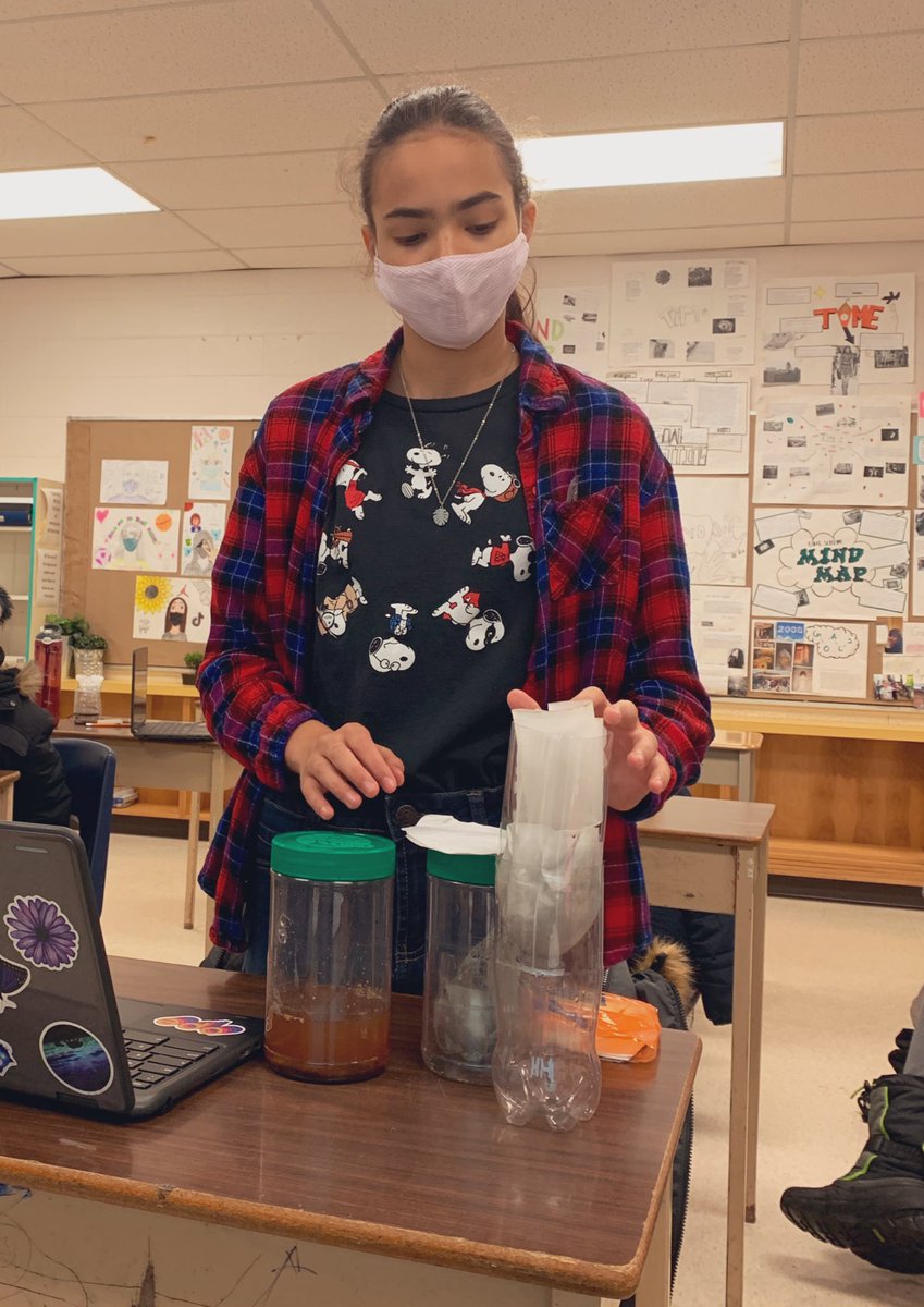 Mrs_Pastore's tweet photo. Make Your Own Water Filter! Yesterday’s science demonstrations blew us away when some of students’ dirty water became crystal clear! Great competition, well done gr.7s👏🏼💦 @StJoachimDPCDSB https://t.co/AWajNDGItb