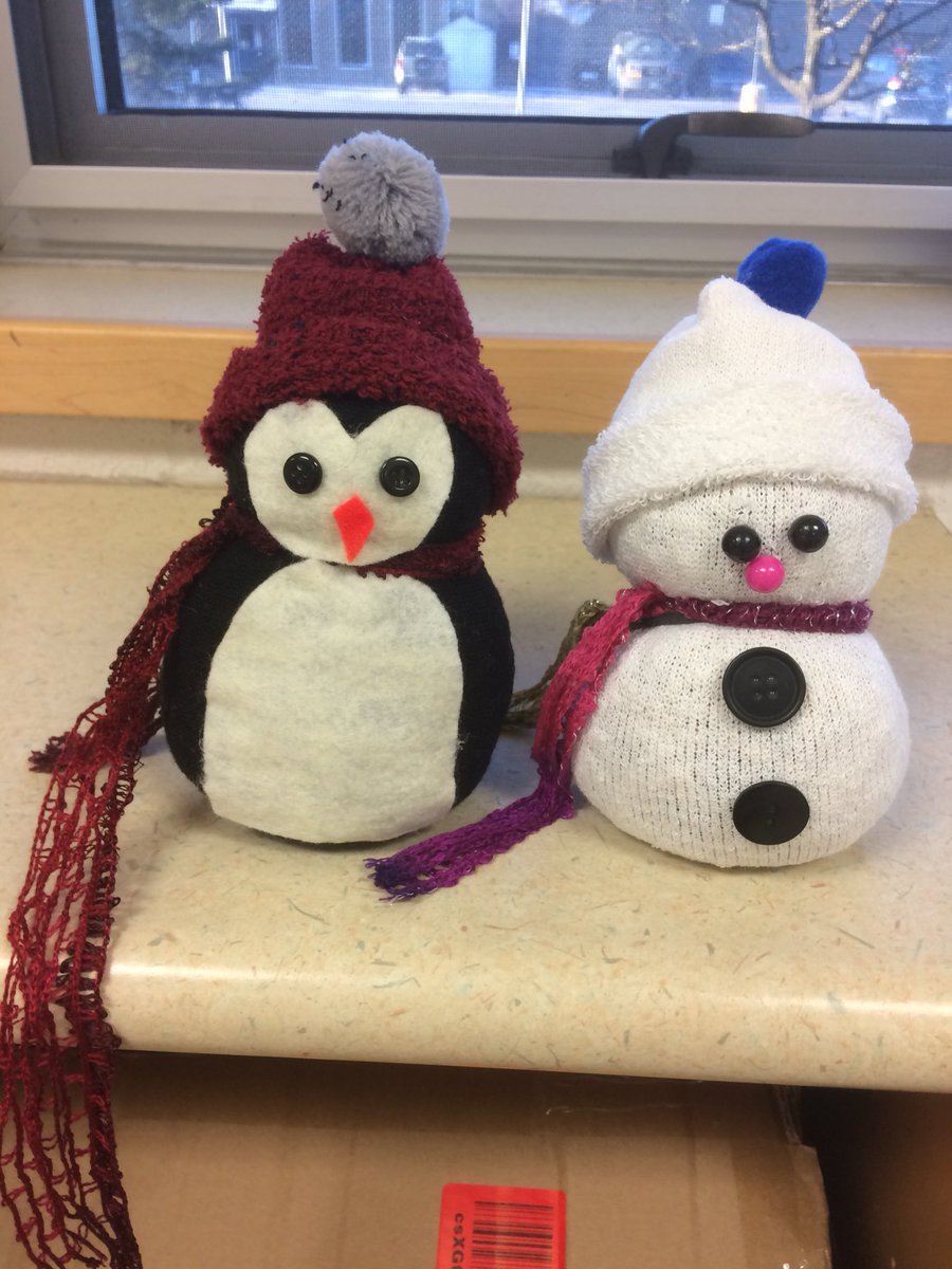 Our snowmen and penguins turned out so cute!!