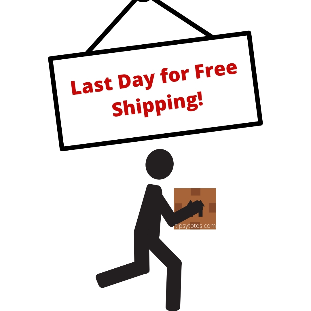 Winding_Brook's tweet photo. LAST DAY FOR #FREESHIPPING! Hurry and get those last minute #gifts at tipsytotes .com! 

*We don't control USPS or the weather! 🎅
#holidaygifts #winedown #hostessgifts #winelovers #wineoclock #christmasgifts #uniquegifts #giftsforher #sparkle #santa #stockingstuffers https://t.co/z9Do85YvsG