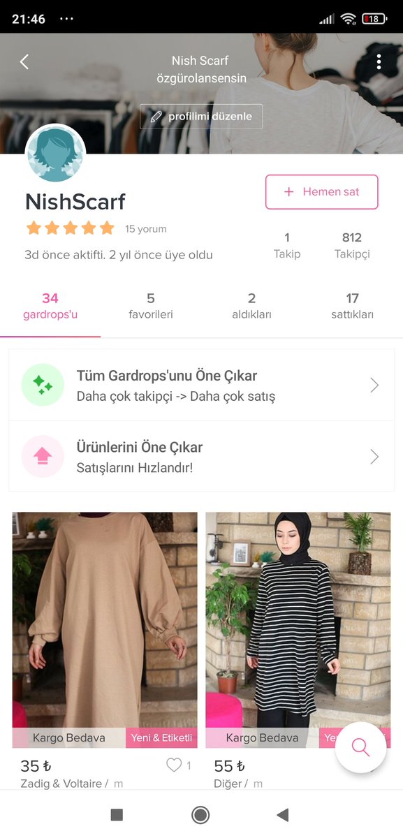 60 ₺'ye trenckotlar 90₺'ye kabanlar ekledim bir bakın derim 🌸🌻
gardrops.com/NishScarf