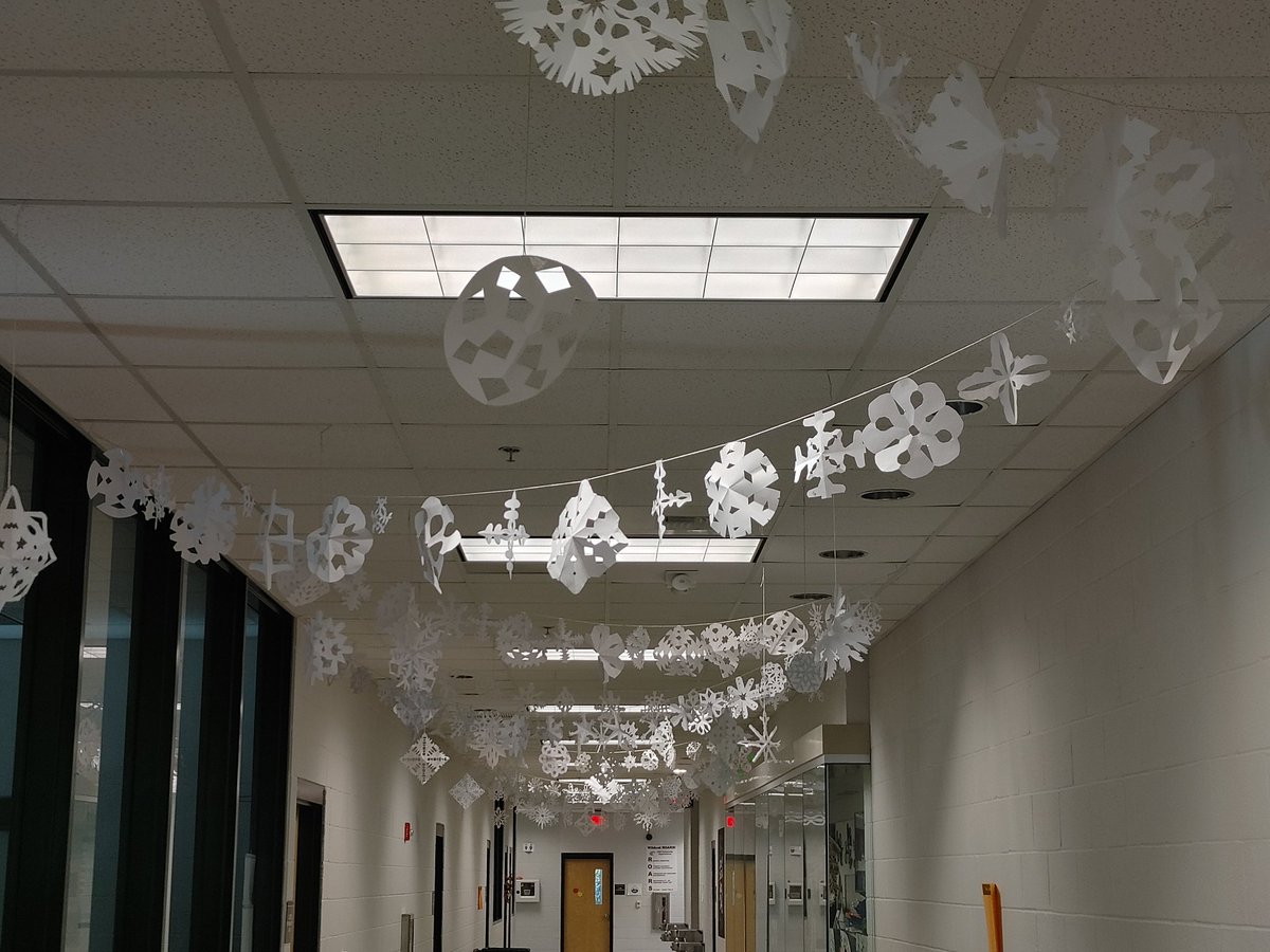 Snowflake wishes for Mrs. Harper! Our students showing Mrs. Harper that our thoughts and prayers are with her right now.