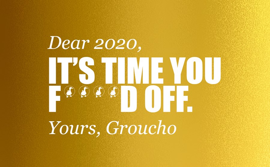 Nailed it, @GrouchoClubSoho