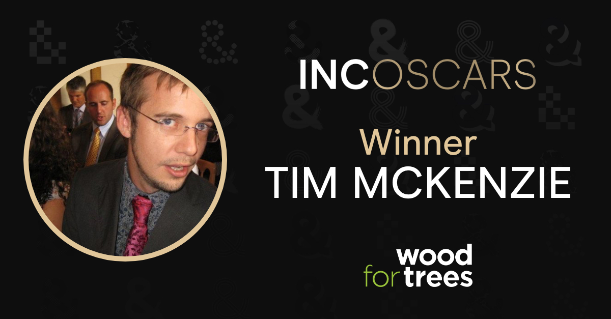 incandcogroup's tweet photo. Congratulations to Tim McKenzie from the @WoodForTreesLtd team winning this year's Inc Oscar. Thanks for all your hard work this year. https://t.co/3Yrtya1ZNZ