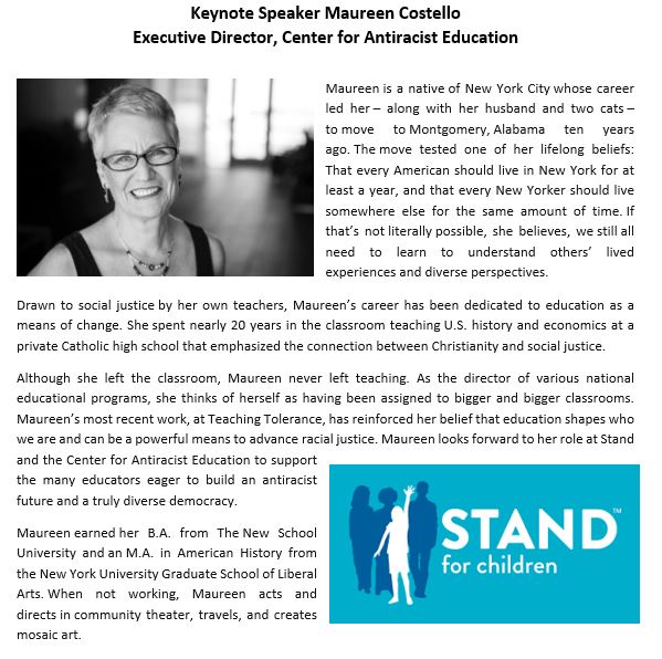J_Filipow's tweet photo. Check it out! @HISDSocStudies is proud to announce that Maureen Costello, Executive Director of the Center for Antiracist Education, will be the keynote speaker for the 5th Annual For Teachers, By Teachers Conference.
REGISTER TODAY! @SocialStudiesSS @EduCostello https://t.co/51aJNpGVlI
