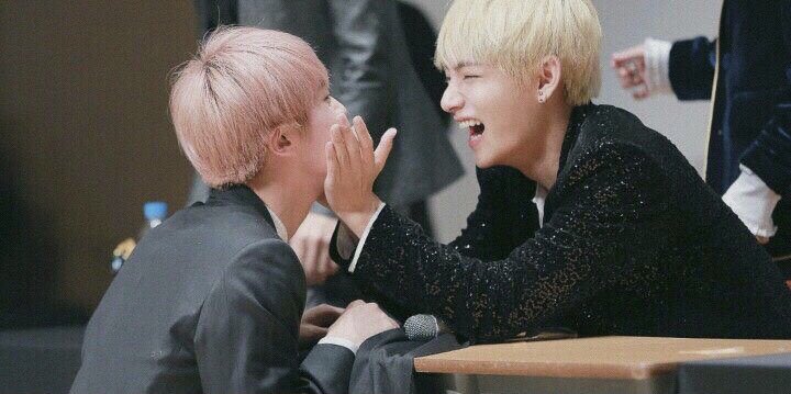 taejin with winter bear in the background