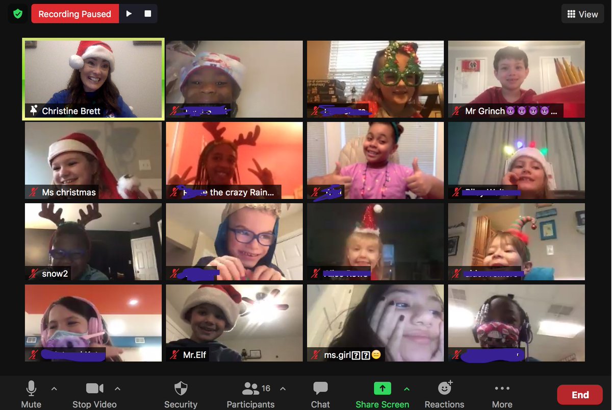 Holiday Zoom with the most amazing elves! <a href="/IWCSchools/">Isle of Wight County Schools</a> <a href="/CarrolltonES/">Carrollton Elementary School</a>