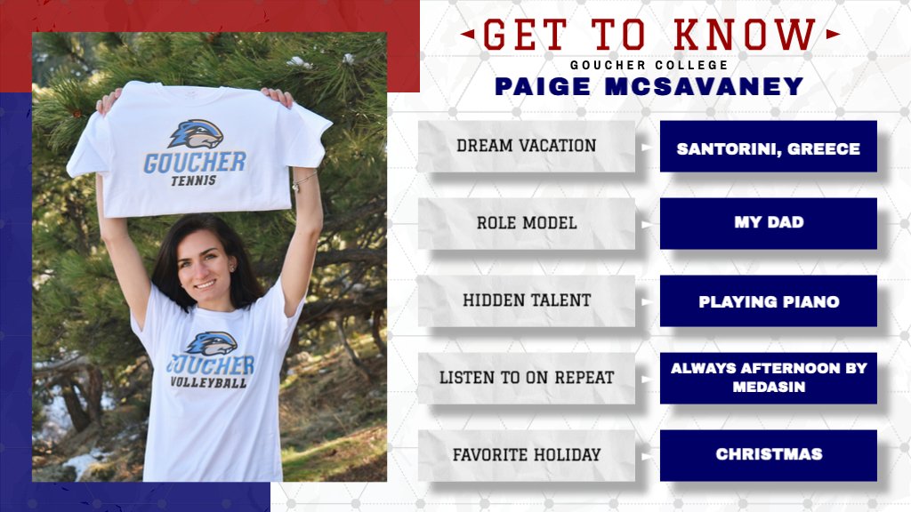 LandmarkConf's tweet photo. Get to know @GoucherSports @Goucher_VB @GWT2017 Paige McSavaney in our Friday #FreshmanFeature!

➡️https://t.co/DCtireukb8 https://t.co/RilJj503tO