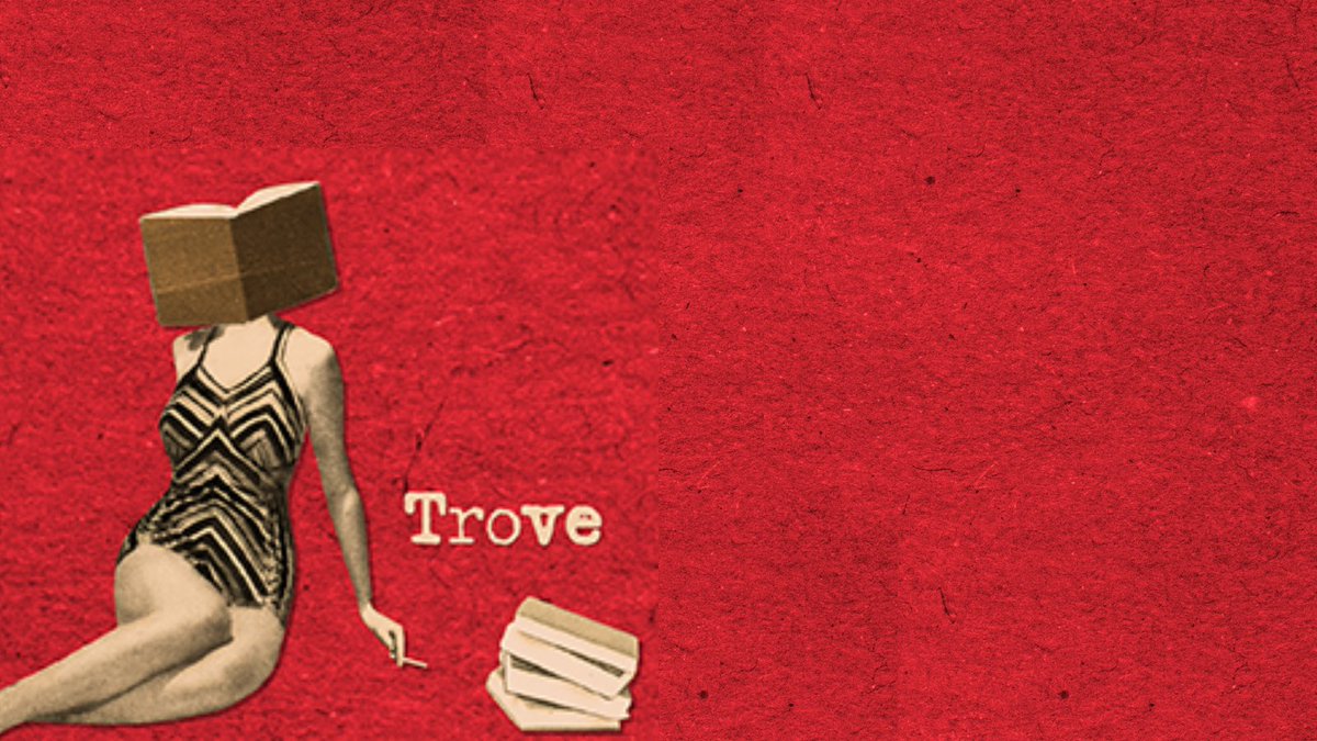 Trove, a newsletter of backlist book recommendations, coming January 2021. Subscribe at the link in our bio.