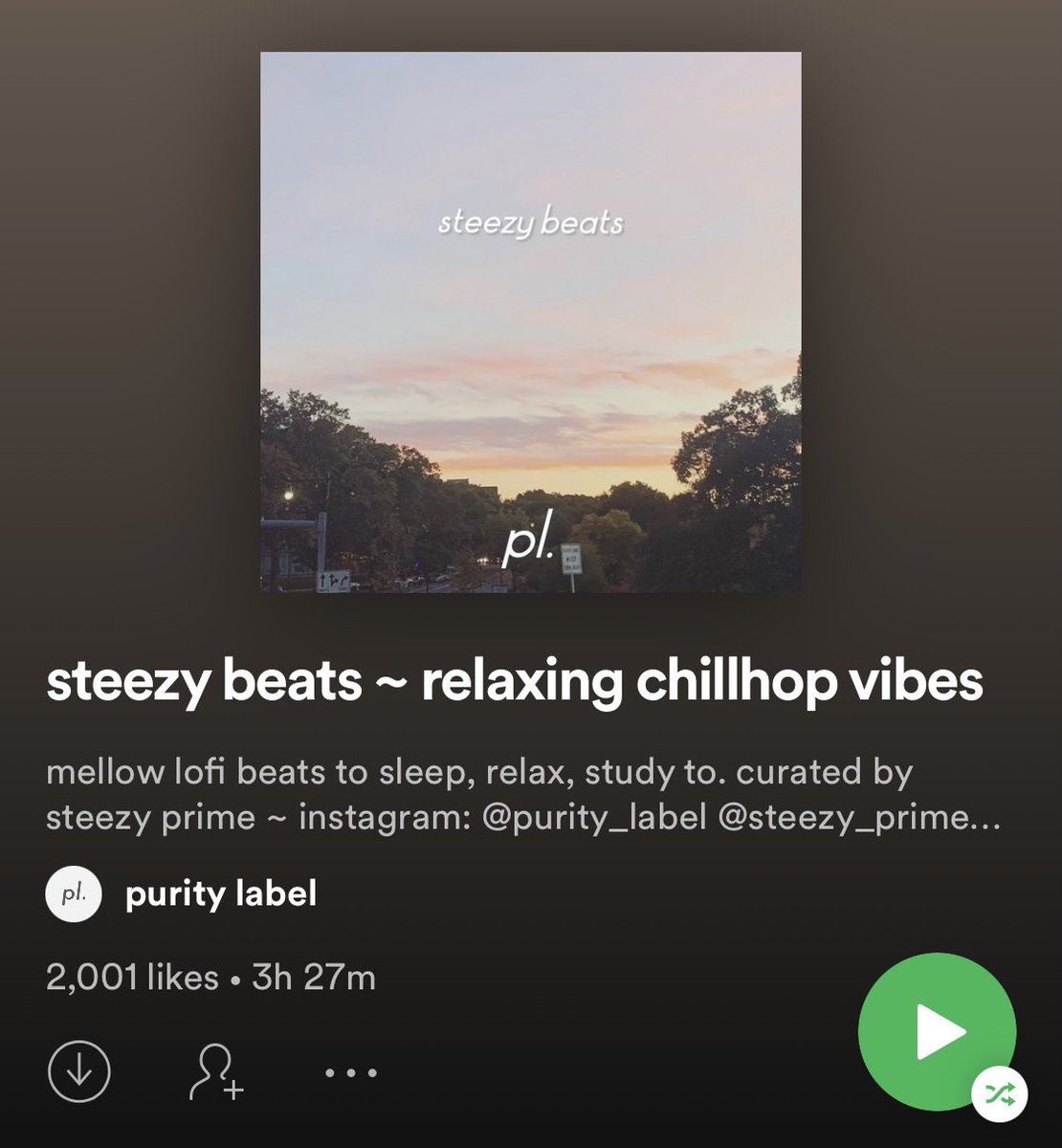 the playlist i curate for <a href="/puritylabel/">purity</a> just hit 2,000 followers!

to celebrate i’m gonna do a huge update next week, retweet and reply with your lofi links 📩