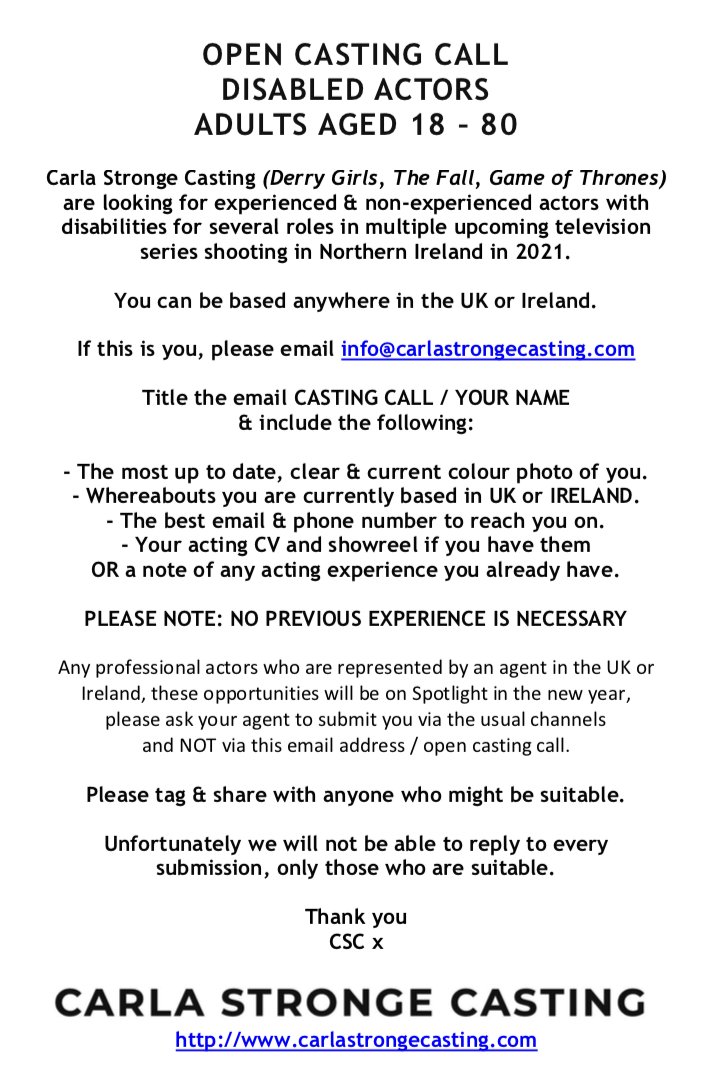 Another wonderful &amp; exciting project looking ahead to 2021!😁
Please tag anyone suitable &amp; share, share, share!!
CSC x