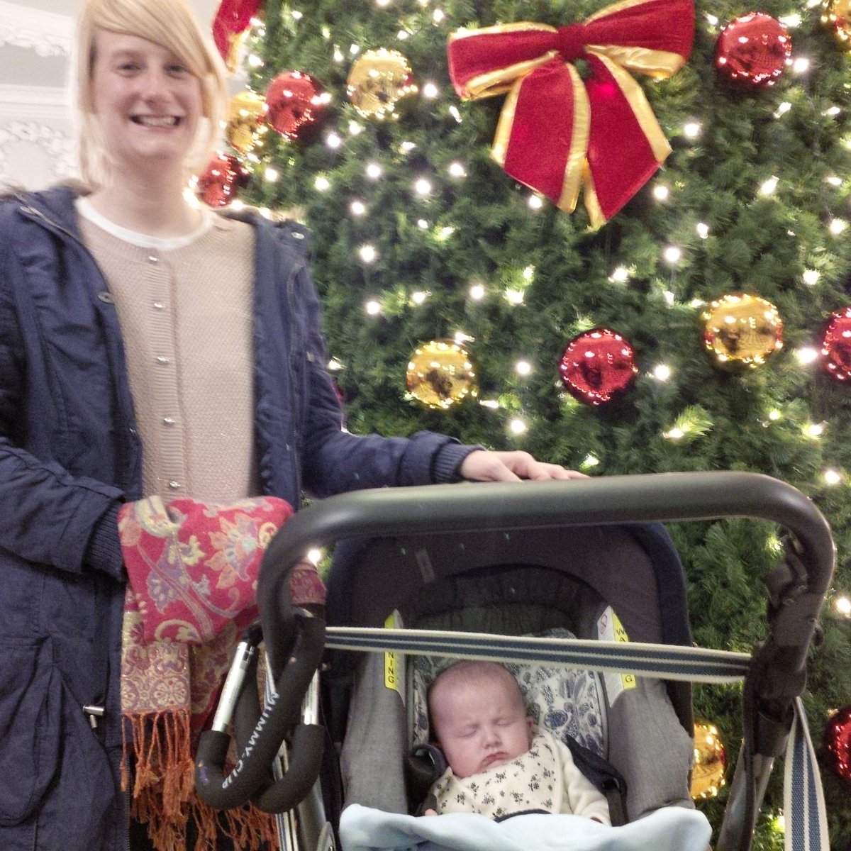 Dear Mama, I know there is more behind the smile, the photos, the sparkly lights, or the beautifully wrapped presents than what many others might see. This picture is from 2013 and it's our first Christmas.