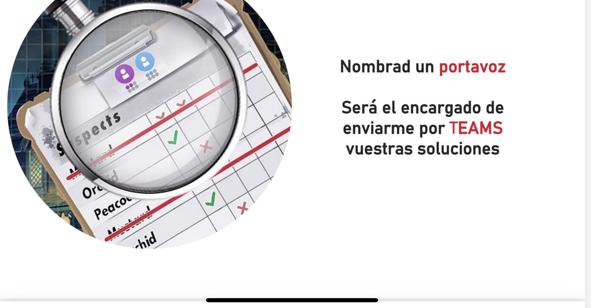 iElenaR's tweet image. (1/2)
- Queremos algo divertido para el último día de clase
- Pero tengo que empezar modif, suspens y extinción del contrato 
Y así es como hoy les he creado el Cluedo “FOL Corporate” bit.ly/3h4xla7 Muy sencillo,pero si a alguien le sirve, todo suyo #folcomparte