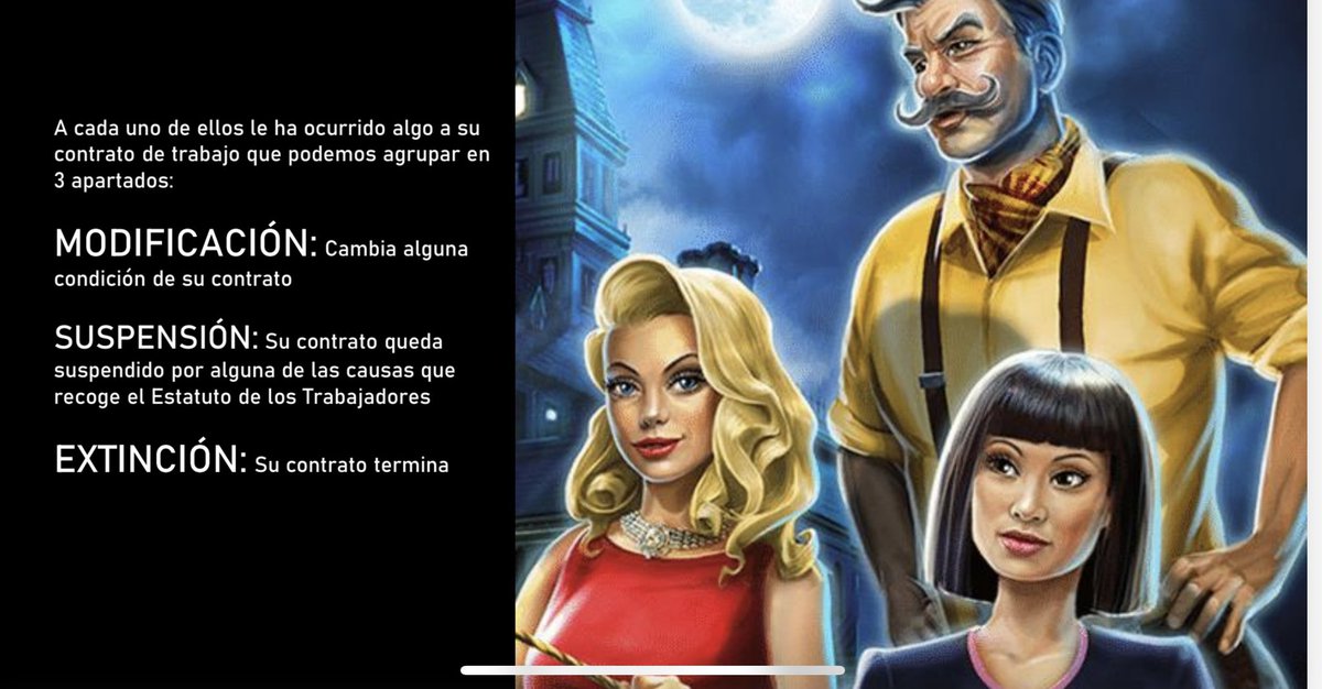 iElenaR's tweet image. (1/2)
- Queremos algo divertido para el último día de clase
- Pero tengo que empezar modif, suspens y extinción del contrato 
Y así es como hoy les he creado el Cluedo “FOL Corporate” bit.ly/3h4xla7 Muy sencillo,pero si a alguien le sirve, todo suyo #folcomparte