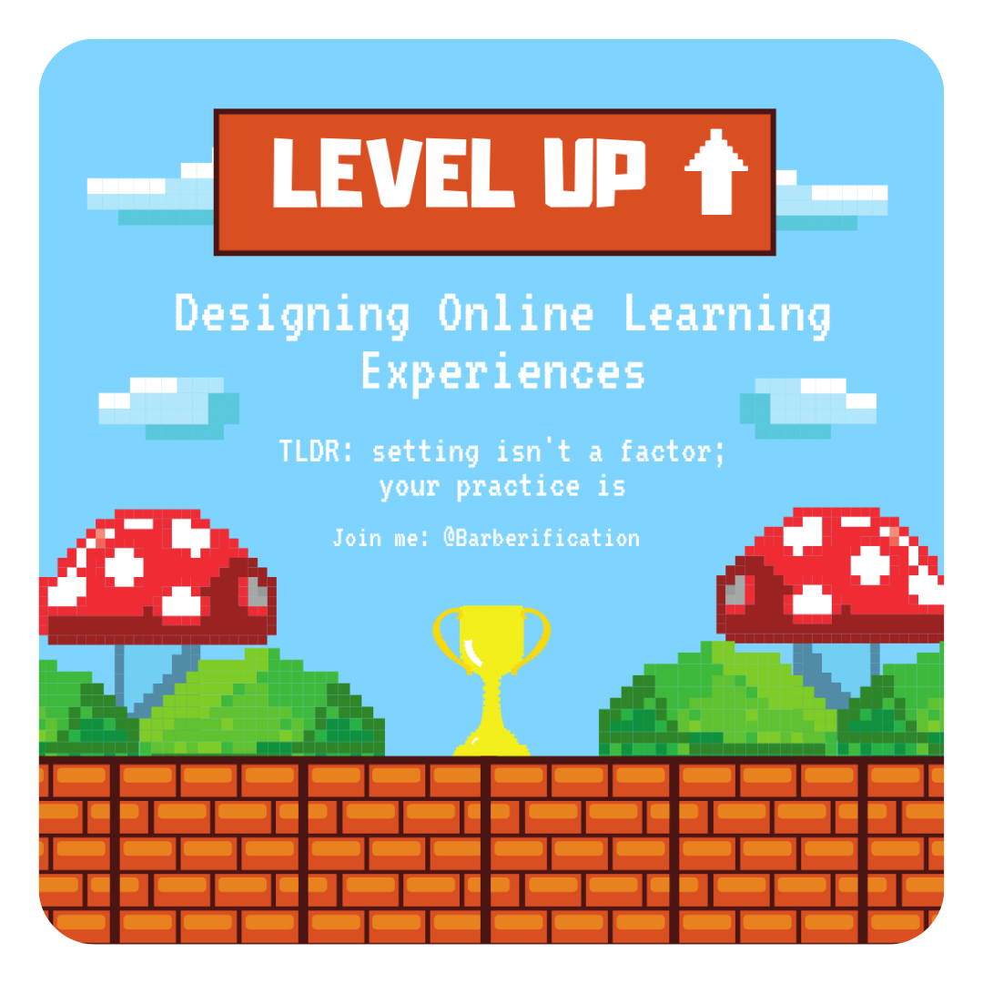 Today we are highlighting one of our feature sessions, Level Up Learning: Designing Online Learning Experiences with <a href="/Barberification/">Jessie Barberry</a>! 
Register for our Virtual Student Teacher Technology on January 6th, 2021
For more info, visit tinyurl.com/centtech21