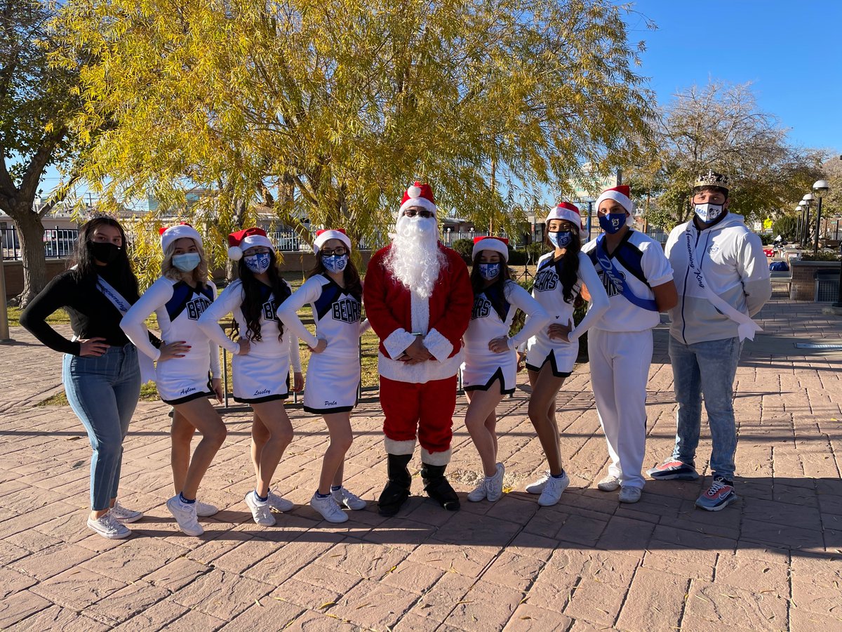 FJORDAZ's tweet photo. Bowie High School wishes Happy Holidays to all past, present and future BEARS!!! The "Best Is Yet To Come" for the BEARS in 2021!!! Stay Oso Strong and Oso Safe!!! Oso! Oso! Oso! 🐻🐻🐻 #iamepisd https://t.co/OgmSNQPHcO