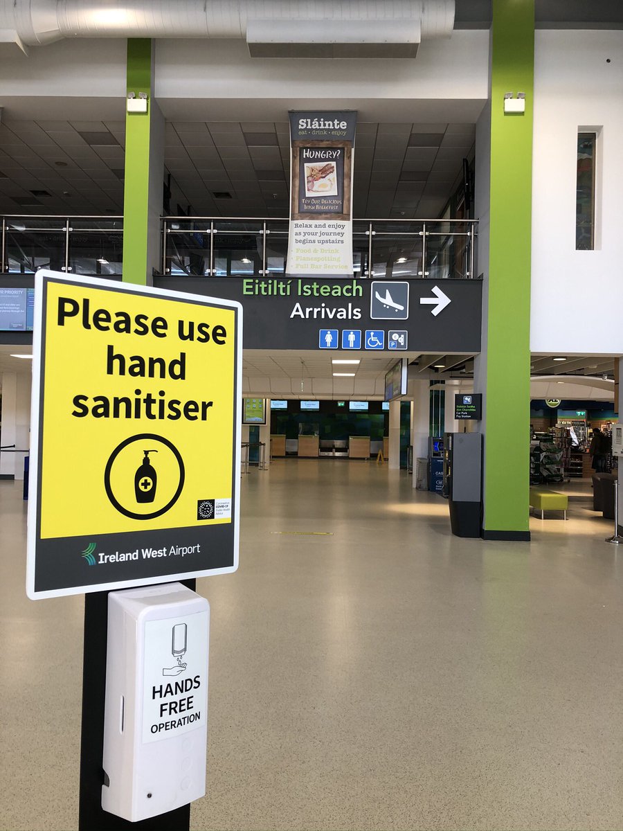 Irelandwest's tweet photo. STATEMENT

Despite the rumours floating round, we wish to clarify that 20,000 @MayoGAA supporters DID NOT fly into the airport today for tomorrow’s match although we did see two passengers with Mayo jerseys getting off this mornings Liverpool flight 😳 💚❤️ https://t.co/97GMrftXoa