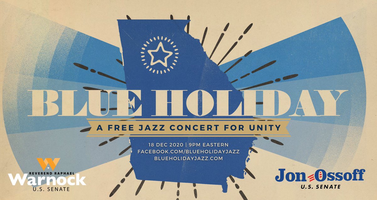 somimusic's tweet photo. Yes, Iโm officially a #Georgia ๐! Early voting done โ
because ๐ฃ DEMOCRACY IS A #HOLYROOM โ๐ฟ Also join me & an all-star lineup of #jazz musicians for TONIGHTโs @BlueHolidayJaz1 concert in support of @ossoff and @ReverendWarnock ๐ ๐๐ฟ #FlipTheSenate #voteblue #georgiaonmymind https://t.co/3KYQBeSbbT