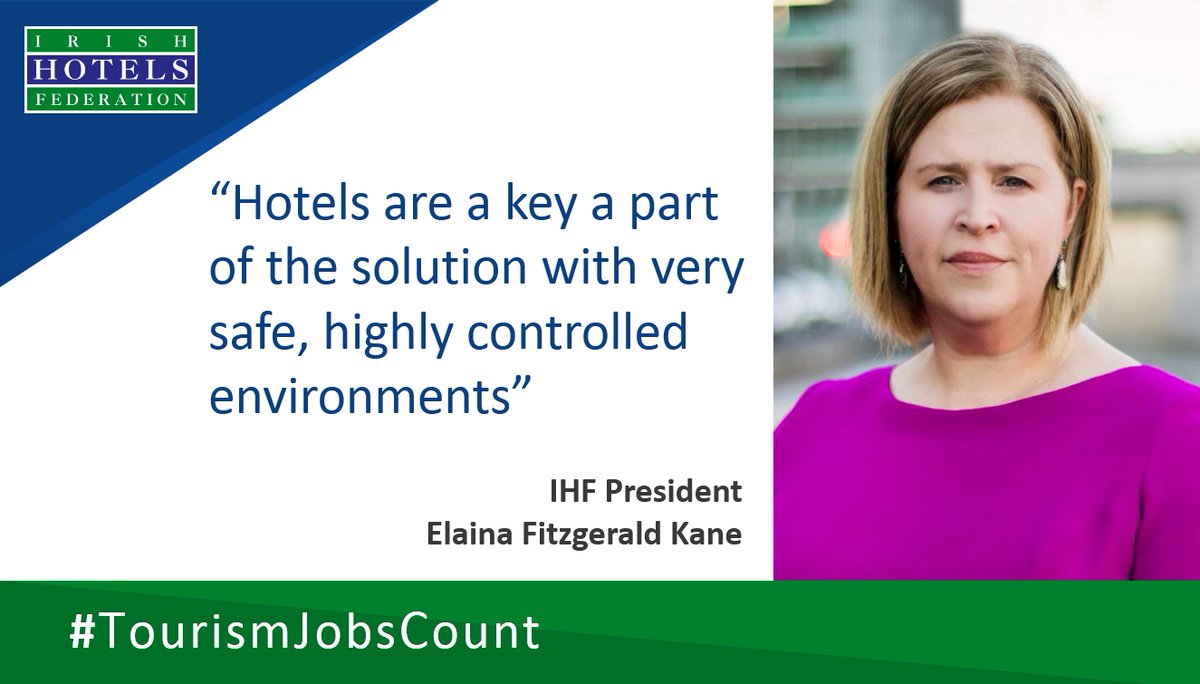 Irish Hotels Federation (@ihfcomms) on Twitter photo Limiting options for people looking for a safe place to stay & dine makes no sense at all. Govt should allow hotels remain open as part of a more targeted approach.
<a href="/MichealMartinTD/">Micheál Martin</a> <a href="/LeoVaradkar/">Leo Varadkar</a> <a href="/cathmartingreen/">Catherine Martin</a>
<a href="/ElainaFitzKane/">Elaina Fitzgerald Kane</a>
IHF Statement 👉 ihf.ie/uploads-2020/m… Limiting options for people looking for a safe place to stay & dine makes no sense at all. Govt should allow hotels remain open as part of a more targeted approach.
<a href="/MichealMartinTD/">Micheál Martin</a> <a href="/LeoVaradkar/">Leo Varadkar</a> <a href="/cathmartingreen/">Catherine Martin</a>
<a href="/ElainaFitzKane/">Elaina Fitzgerald Kane</a>
IHF Statement 👉 ihf.ie/uploads-2020/m…
