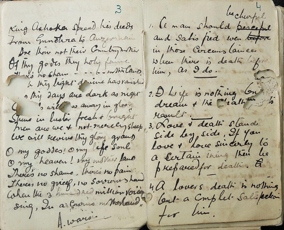 HeritageTimesIN's tweet photo. Personal Diary of Shaheed #AshfaqullahKhan written in prison.

Great revolutionary poet and freedom fighter born on 22 October in ShahJahanPur.

He was awarded death sentence in Kakori train robbery case along with #RamprasadBismil.

Martyred in Faizabad Jail on 19 December 1927. https://t.co/11QPoGrW4M