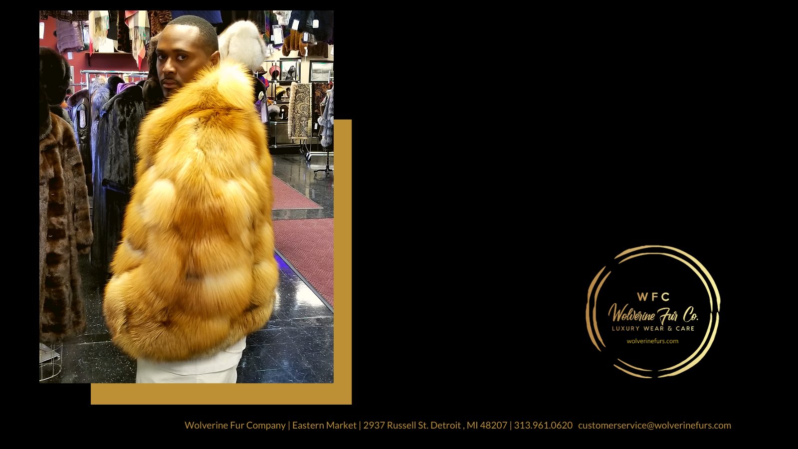 Wolverine clearance fur coat