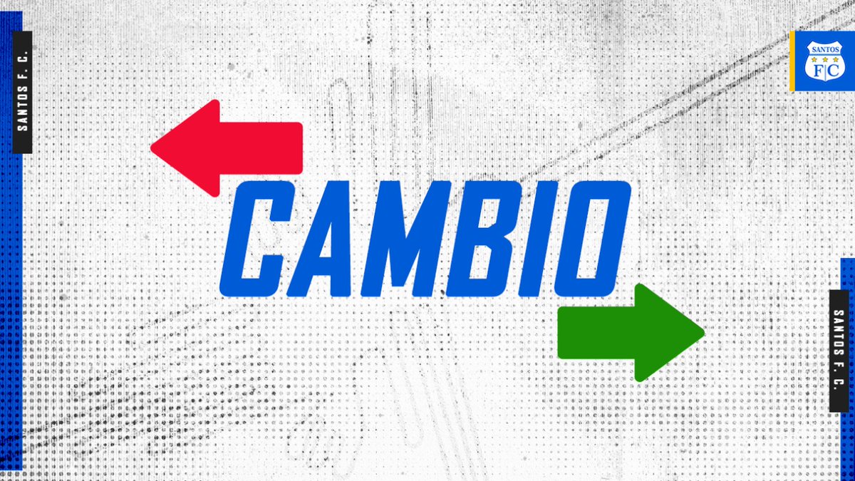 SantosFC_PE's tweet photo. 58' ⛳CAMBIO EN SANTOS FC
🔜Sandro Montesinos
🔚Juan Diego Gonzales Vigil
🔵⚪¡Arriba Santos!🔵⚪ https://t.co/AQjhjYOeMm