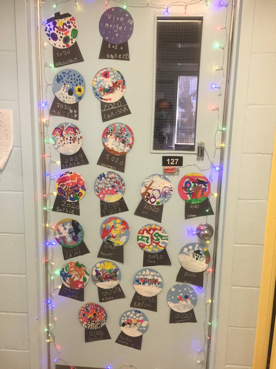 Here are some of our Kindergarten doors. Our youngest artists make the halls shine! ⁦<a href="/tdsb/">Toronto District School Board</a>⁩ ⁦@DebbieDonsky⁩