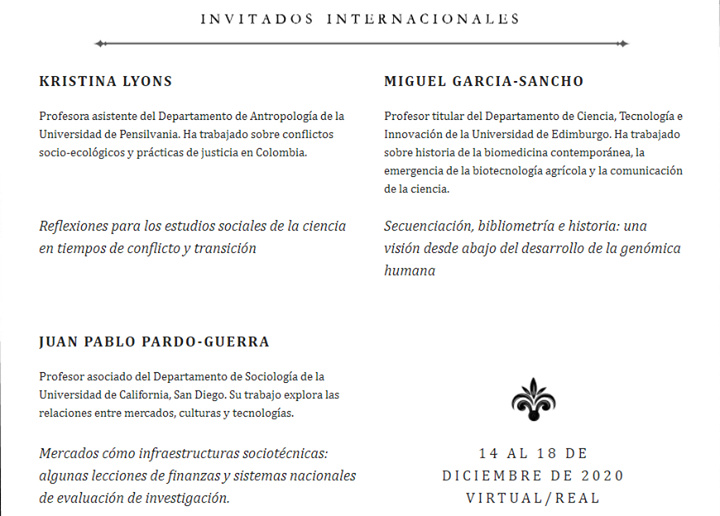Gesctm's tweet photo. Estamos en la ultima mesa del 3er Coloquio Nacional de #ESCyT sobre Estándares, Infraestructuras y Movilidades.
¡La conferencia central esta a cargo de Juan Pablo Pardo-Guerra!
Les invitamos a ver nuestro FB Live: https://t.co/NXfxFgeYTQ @TapuyaLASTS @humanasunal @redescyt_ar https://t.co/CSrNyMh4zb