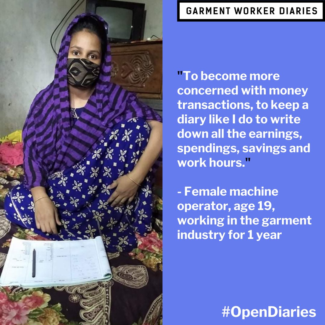 workerdialogue's tweet photo. Last week you asked garment workers what financial advice they would give to a young woman. This week #OpenDiaries presents their answers. If you have a question for the workers you can DM us or @sanemnet, leave a comment or email it to questions@workerdiaries.org
#workerdiaries https://t.co/wPFvcPbcGy