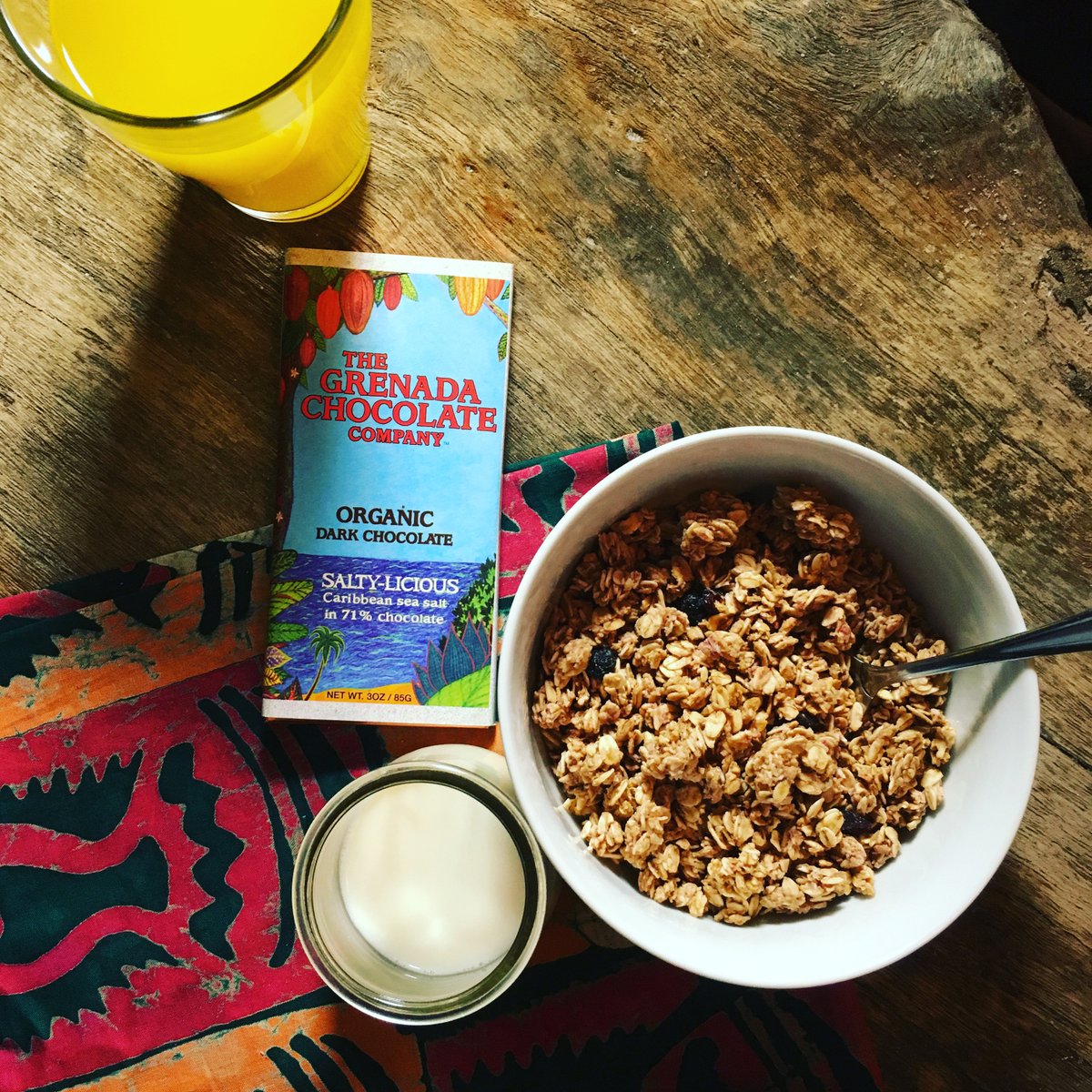 Do you enjoy a square of chocolate too for breakfast?