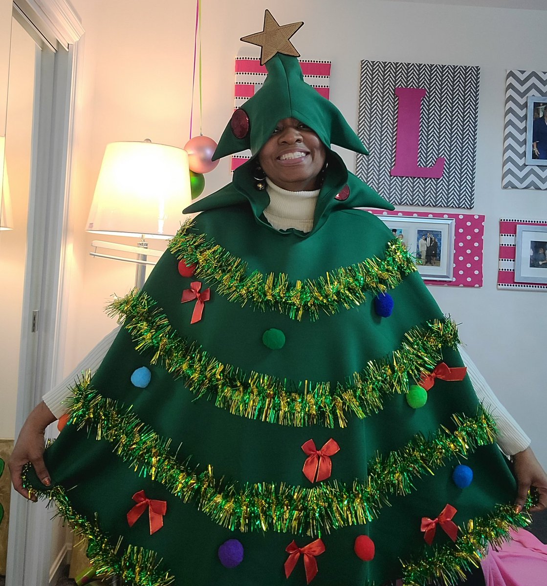 LaTanyaSothern's tweet photo. Them: We are having an "Ugly Sweater" contest!
Me: Hold my Pepsi ... 🎄🎄🎄
#MostFestive #ThisOutfitNeedsAParty
@ExcelAcademyPCS @PGCPS https://t.co/ywMBxkMyHe
