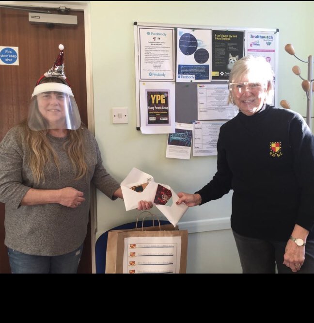 Our Lady Captain Terri handing over £515 in vouchers donated by the Ladies to Safe Steps, a local charity helping those suffering from domestic abuse. Safe Steps said the vouchers would be great for those struggling at Christmas and thanked Rochford Ladies for their generosity