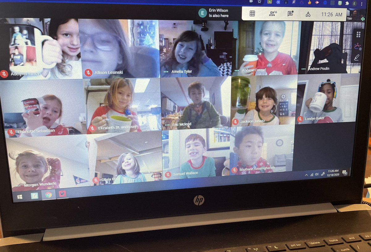 We made it to winter break!  Our class celebrated the last day of school in 2020 with jammies, hot chocolate, gingerbread dancing, and Bingo!  We also shared our winter holiday traditions and squeezed in a little math, too!  Happy Holidays to all!  See you in 2021! ❄️❤️💚❤️❄️