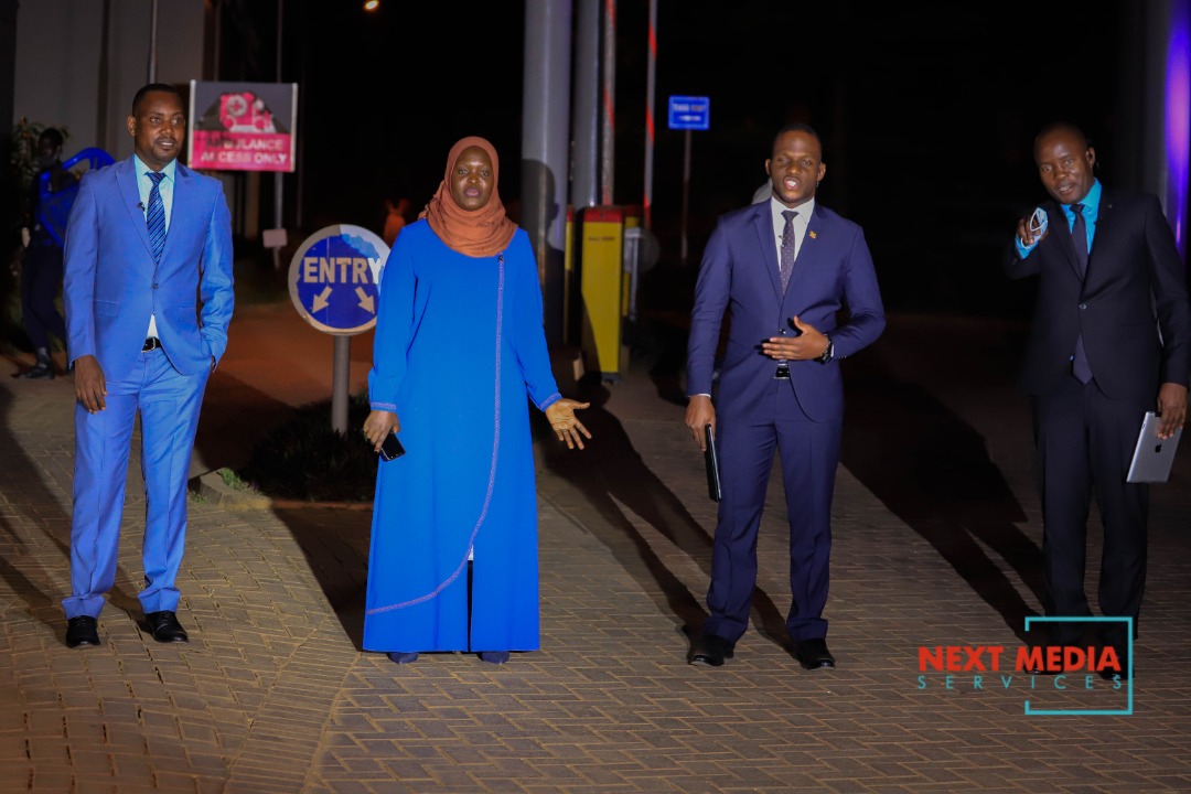 KKariisa's tweet photo. What a day! I'm so grateful for the entire team; @nbstv, @ntvuganda, @bukeddetv, @UrbanTVUganda, and @ubctvuganda! Tonight was historical for all the right reasons, and I pray #Uganda reaps big from our message in this huge fight against the #COVID19UG beast. #ActOrPerishUG! https://t.co/l9xilLcxFl