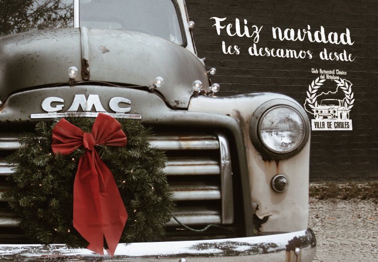FELIZ NAVIDAD Y MEJOR AÑO NUEVO 2021 PARA TODOS NUESTROS SOCIOS, AMIGOS Y AFICIONADOS DE PARTE DEL CLUB DEL AUTOMÓVIL CLÁSICO DEL ALTIPLANO "VILLA DE #CANILES".NOS VEMOS EN LA CARRETERA.