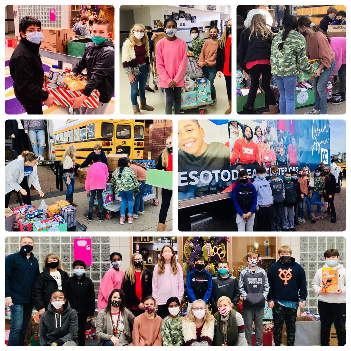 DCMSSpotlight's tweet photo. Wonderful way to end the week! We loaded up all the donations DCMS collected for the DeSoto Dream Center. @TweetDCS_DCMS @DCSeNews #teamdcs https://t.co/vtu8ATMEuR