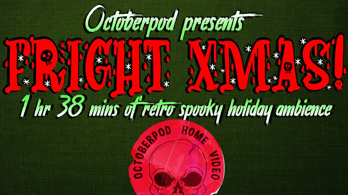 Lots of discussion about the Black #Christmas house today. Its #spooky holiday ambience is my favorite part of that film. 

Wanna feel like you're chilling in that sorority house? Check out Octoberpod's Fright Xmas!
youtu.be/iBCquRQ4eJA

Perfect background for baking/wrapping!