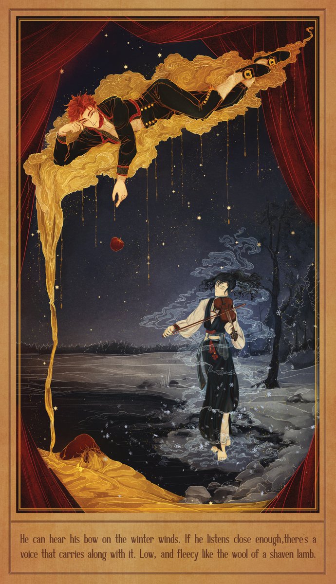 HollyMcGillis's tweet photo. ❄️The 18th of December❄️
 
My piece to accompany Mars' @fraldarian wonderful folktale where Felix, embodiment of winter and snow, meets Sylvain, who delivers sweet dreams and good luck

Please check it out here! https://t.co/E4PRPLtBMI

 #sylvix #シルフェリ #SylvixAdventCalendar https://t.co/xBHtFvnoFH