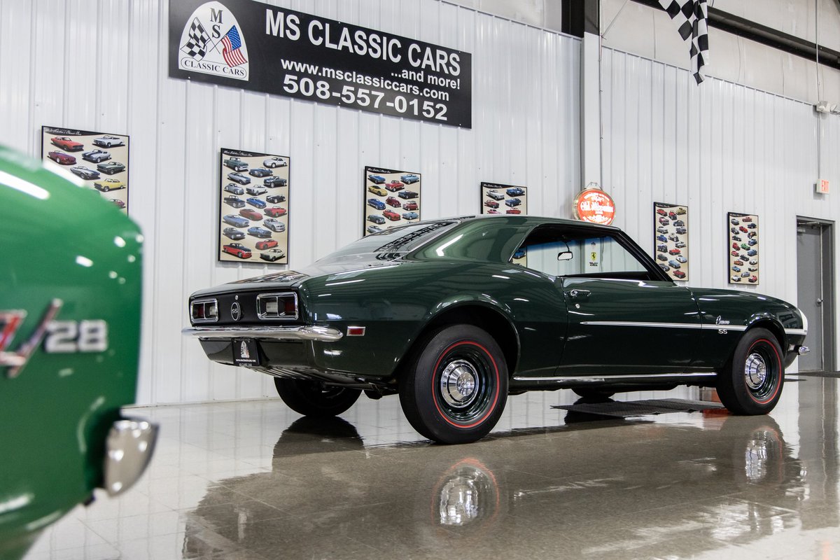 ms_classic_cars's tweet photo. Here's a sneak peek of our 1968 Chevrolet Camaro SS "L78" 396/375HP 4-Speed.
This is one of the best examples known to exist in the world. It was restored by Lucas Restorations and certified by Camaro expert Jerry MacNeish of Camaro Hi-Performance.
#camaro #l78 #68camaro https://t.co/oSW220aQ7d