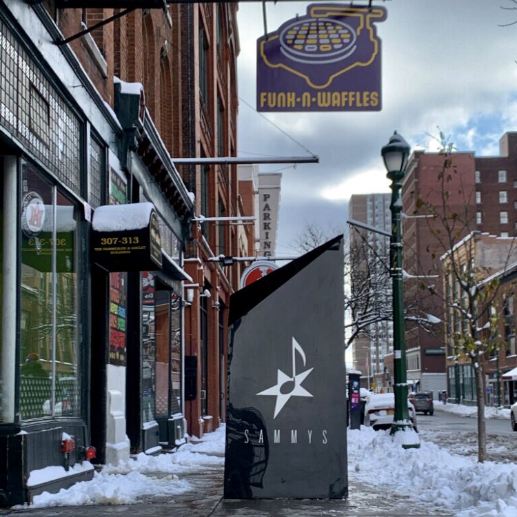 Is that a Funk’n monolith? <a href="/funknwafflesSYR/">Funk 'n Waffles</a> <a href="/sammyawards/">Syracuse Area Music</a> #funknwaffles #SAMMYS2021 #SyracuseMusic 
#monolith #Syracuse