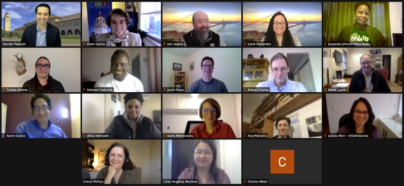 JSKstanford's tweet photo. Recipients of our Data Reporting Grants had their first meetup to introduce themselves and their projects to one another. We're excited about the possibilities from this talented group. More info to come! #ddj #datajourno https://t.co/lOXYg4K7Q0 https://t.co/gGNLBiN464