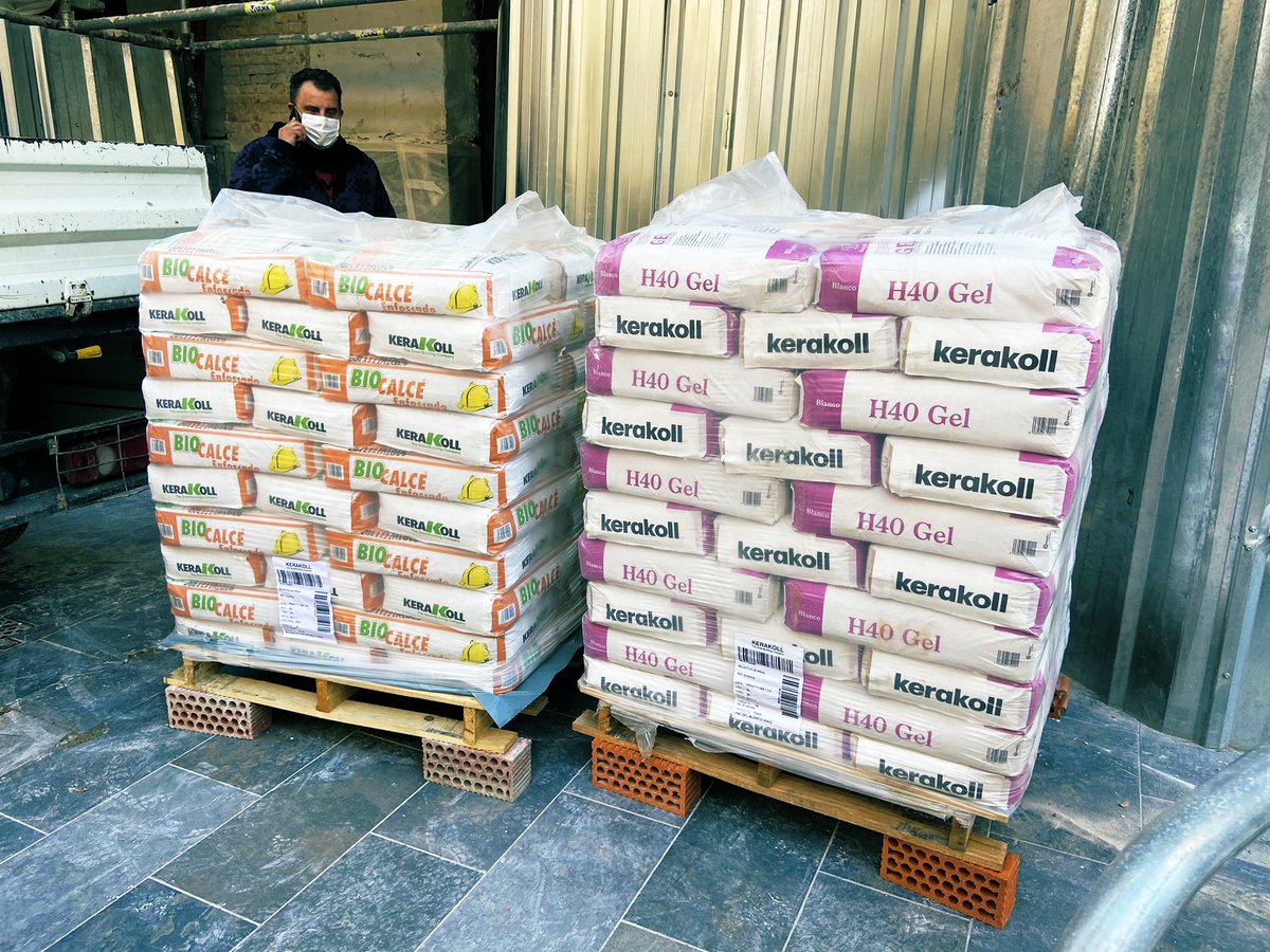 Los mejores productos en las mejores obras!! y recuerda, si ‘es como H40’ no es H40 #H40Gel #Biocalce <a href="/kerakoll_ES/">Kerakoll ES</a>