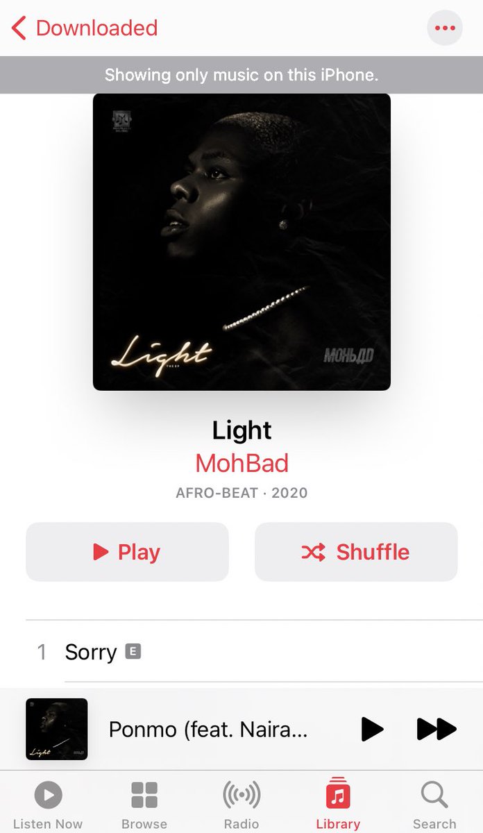 SeunAyo_'s tweet photo. No one can tell me to stop listening to this mad project @iammohbad_ #LightTheEp https://t.co/iw6iRtmjZq