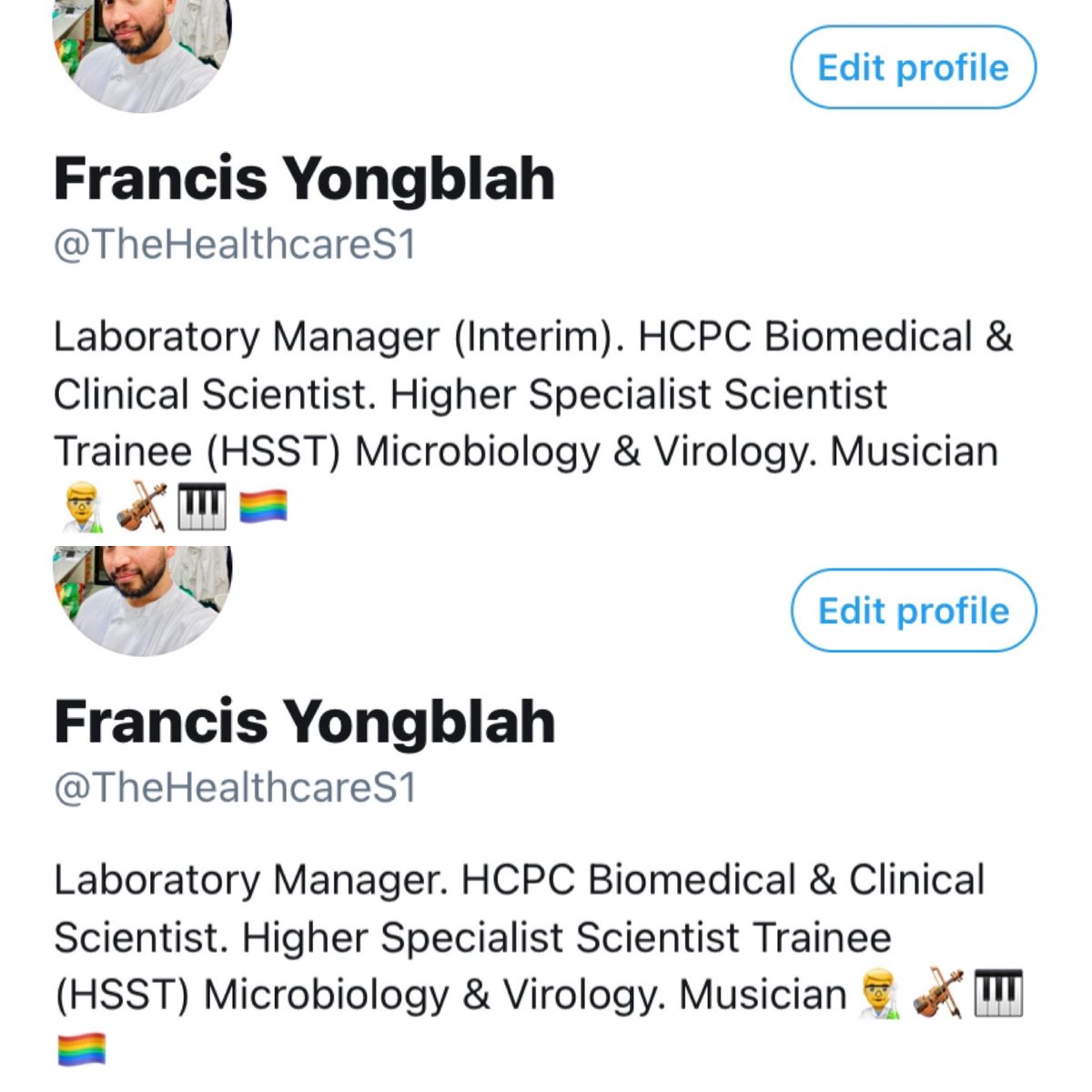 TheHealthcareS1's tweet image. Spot the difference? #igotthejob #theymademepermanent #readyforthechallenge