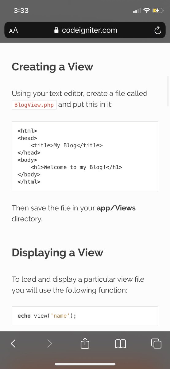 Pua_Lance's tweet photo. Day 24

Back to CodeIgniter 4. Reviewing the basics of views.

#100DaysOfCode
#4ITBUST https://t.co/fTIn5u9son