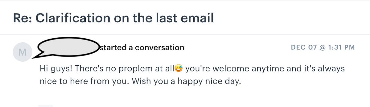 Most people struck a combination between saying hi, feeling amused, and sharing their positive feedback of our platform: