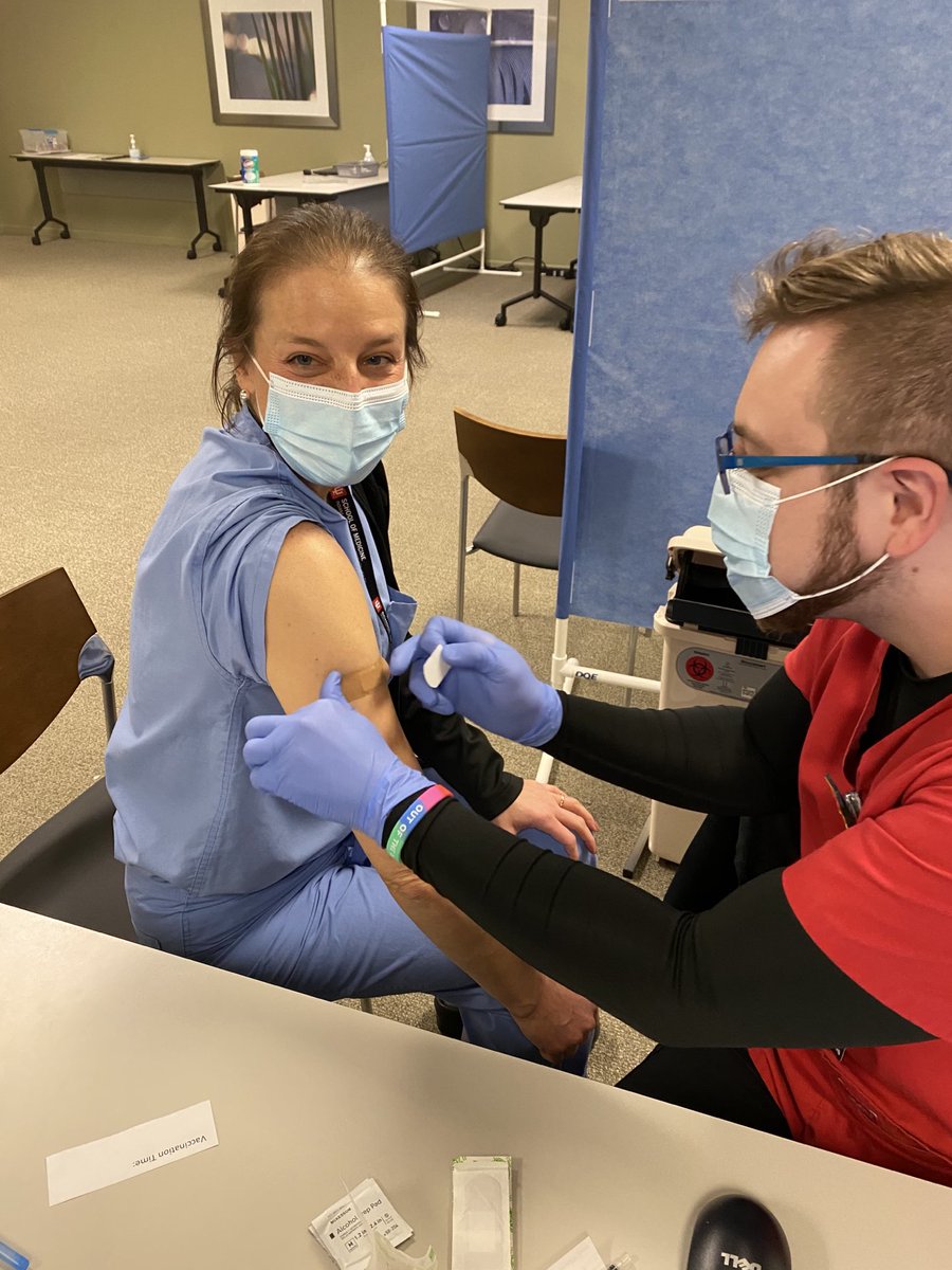 This is for my parents. And my husband and kids. And my friends. And my patients. And my neighbors. And total strangers. #ThisIsOurShot ⁦<a href="/IU_Health/">IU Health</a>⁩ ⁦<a href="/CovidHoosier/">Hoosier Covid Crisis</a>⁩ ⁦<a href="/IU_Surgery/">Indiana Surgery -Indiana Univ School of Medicine</a>⁩ ⁦<a href="/IUHealthTrauma/">IU Health Trauma</a>⁩ #CovidVaccine